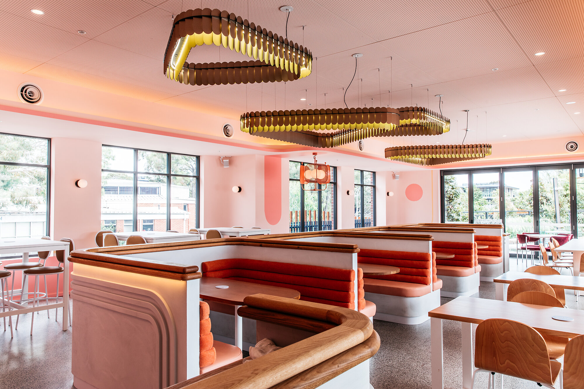 Interior photograph of Sunset Diner by Kitti Gould